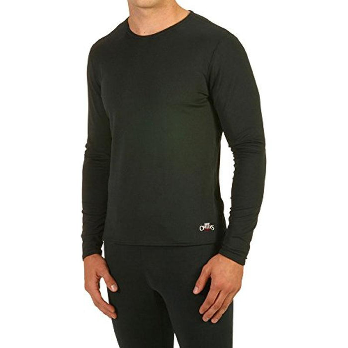 Hot Chillys Micro-Elite Chamois Crew Mens Snow Thermal Base Layers
