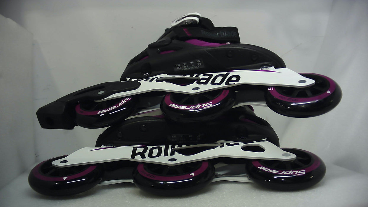 Rollerblade Macroblade 100 3WD Womens Violet/Black 6 - Open Box (Without Box)