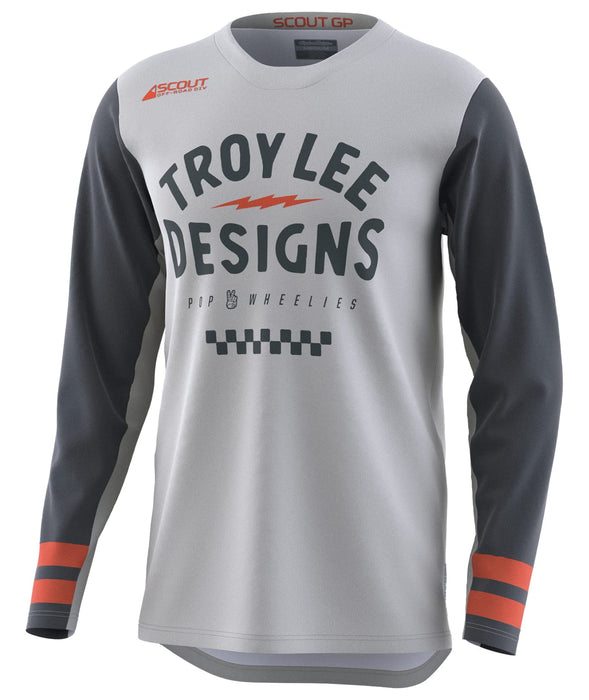 Troy Lee Designs Scout Gp Jersey Charcoal / Vintage White Large