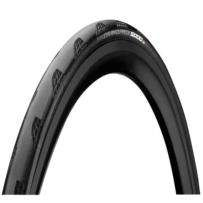 Continental Grand Prix 5000 Tire - 700 x 28 Clincher Folding Black BlackChili Vectran Breaker LazerGrip ACT