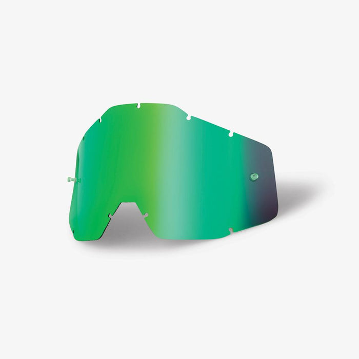 Ride 100 Racecraft/Accuri/Strata Replacement Lens Green Mirror Anti-Fog