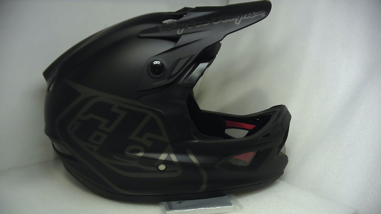 Troy Lee Designs D3 Fiberlite Helmet No Mips Mono - Black - X-Large - Open Box  - (Without Original Box)