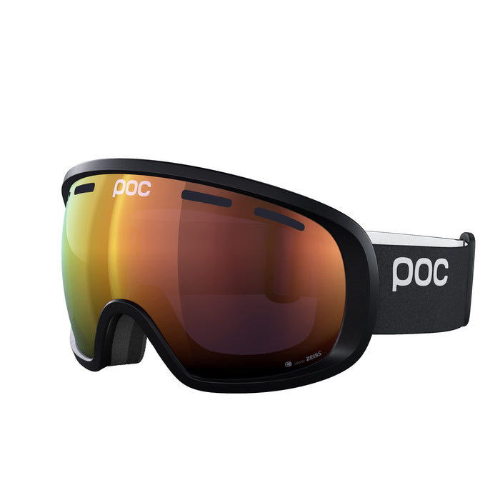 POC Fovea Uranium Black/Partly Sunny Orange One Size