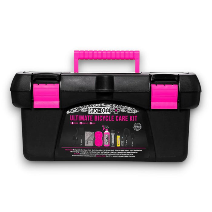 Muc-Off Ultimate Kit Toolbox with 10 Pieces Bicycle Cleaning Tools