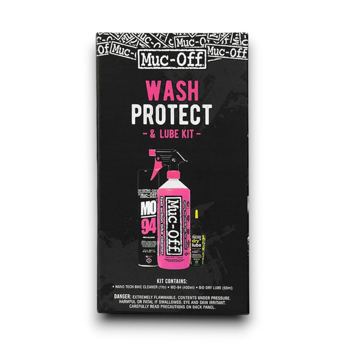 Muc-Off Bike Care Kit: Wash Protect and Lube with Dry Conditions Chain Oil Bicycle Lubricants