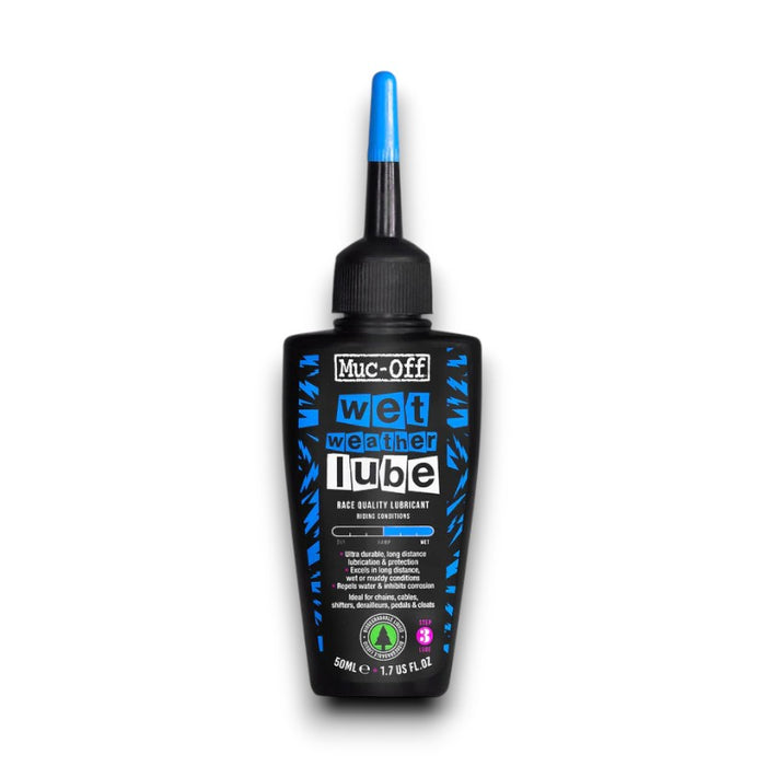 Muc-Off Bio Wet Bike Chain Lube Bicycle Lubricants Eco-Friendly Wet-Condition Formula