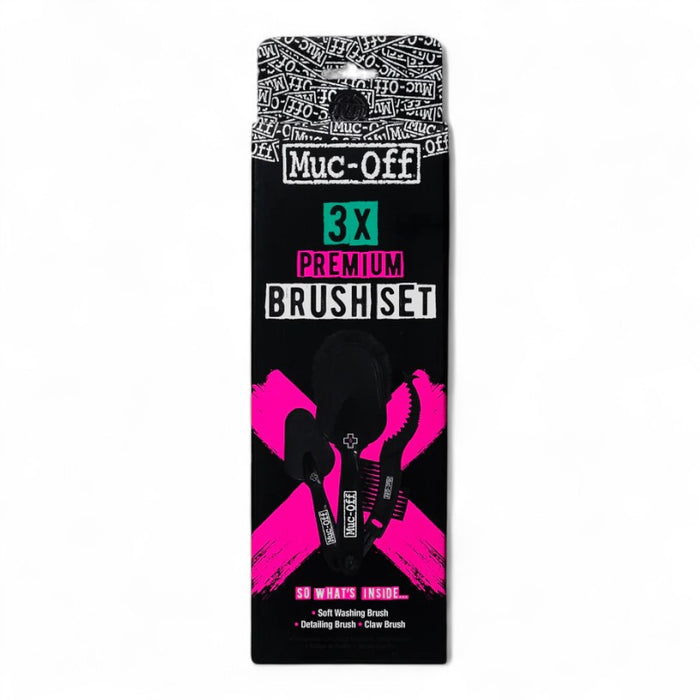 Muc-Off Three Brush Set Bicycle Cleaning Tools