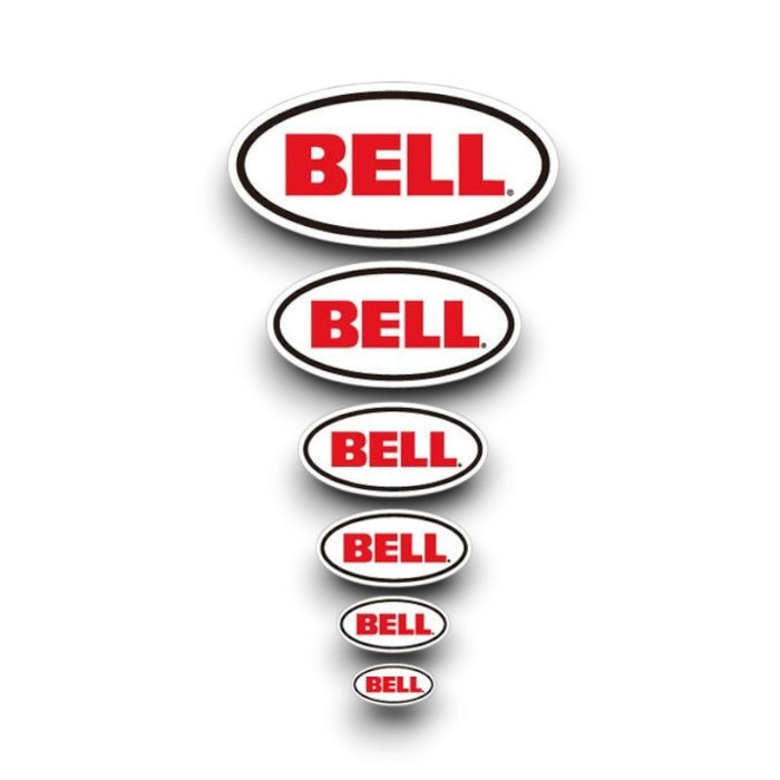 Bell Powersports Oval 25 Pack Sticker Motorcycle Helmet Accessories
