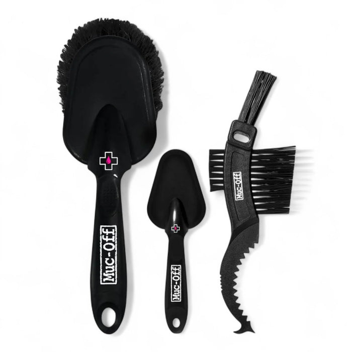 Muc-Off Three Brush Set Bicycle Cleaning Tools