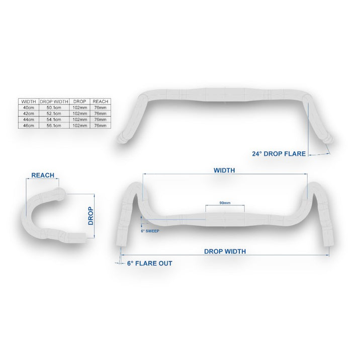 Ritchey Classic VentureMax Drop Bicycle Handlebars