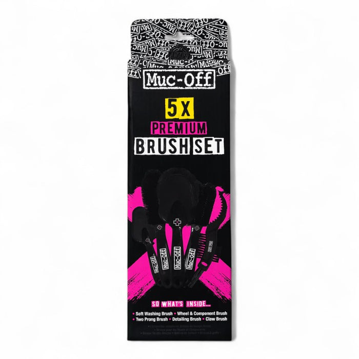 Muc-Off Five Brush Set Bicycle Cleaning Tools