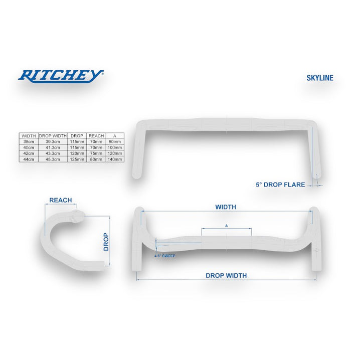 Ritchey WCS Skyline Drop Bicycle Handlebars