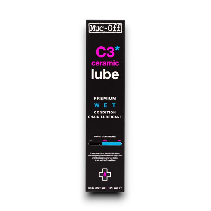 Muc-Off C3 Wet Ceramic Bike Chain Lube High-Performance Bicycle Lubricant