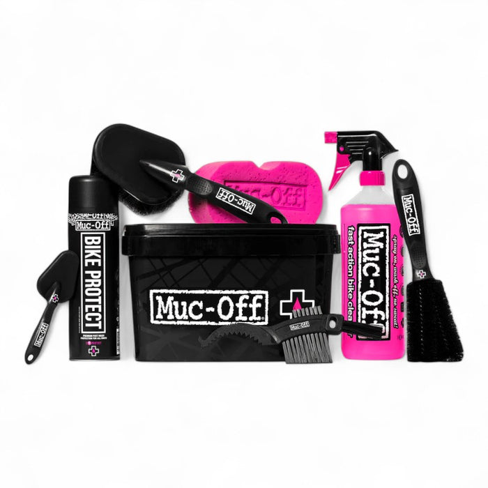 Muc-Off 8-in-1 Cleaning Kit: Tub with 8 Pieces Bicycle Cleaning Tools