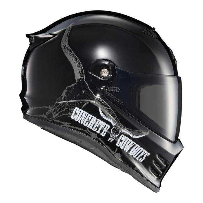 SCORPION EXO Covert Fx Full Face Concrete Cowboys Motorcycle Helmets