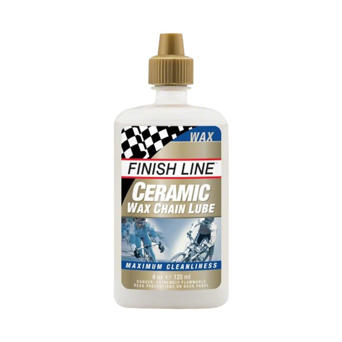 Finish Line Ceramic Wax Bike Chain Lube 4oz Drip Bicycle Lubricants