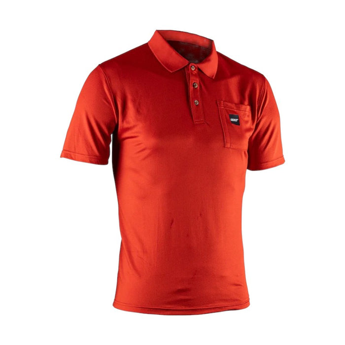 Leatt Polo Shirt Team Short Motorcycle Apparel