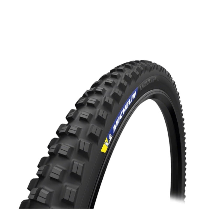 Michelin, Wild AM2 Competition Tire 29''x2.40 Folding Tubeless Ready GUM-X GravityShield 60 Black Bicycle Tires