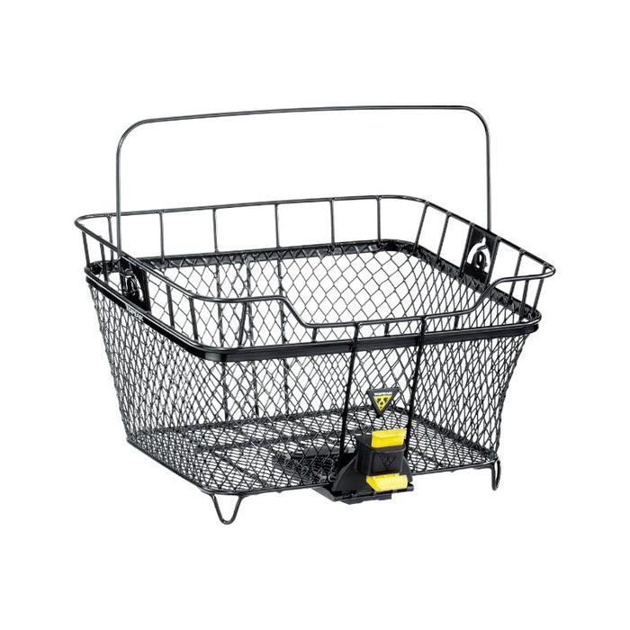 Topeak Rear Rack Mounted Wire Black 15.9X13.2X9.5" Works With Mtx Quicktrack System Bicycle Baskets