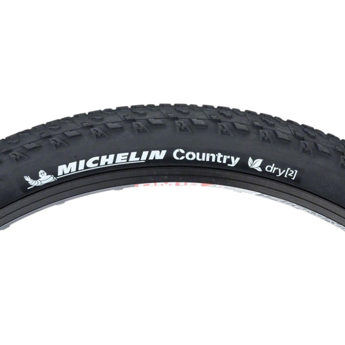 Michelin Country Dry 2  26"x2.00 Wire Clincher 30TPI Black Bicycle Tires