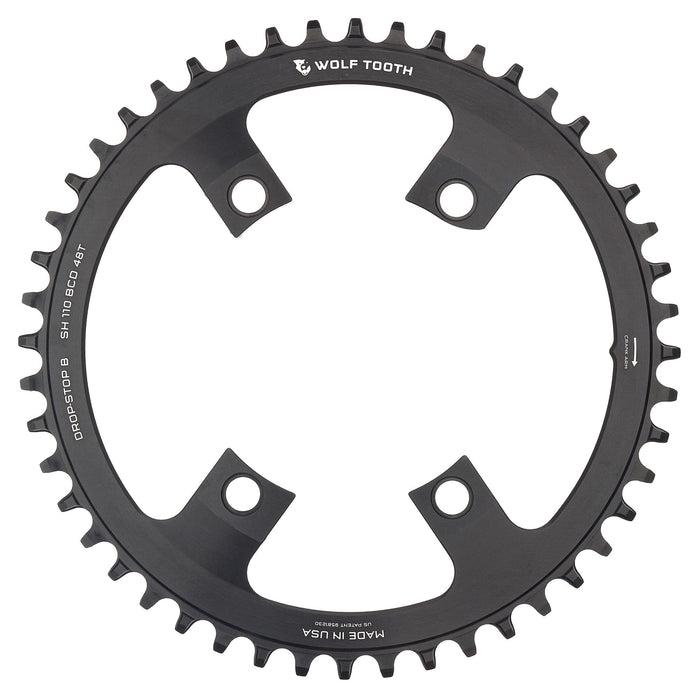 Wolf Tooth 110 BCD Asymmetric 4-Bolt Bicycle Chainrings for Shimano Cranks