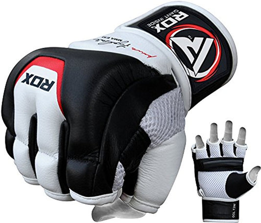 RDX Sports Grappling Glove Tgx-01 White/Black Small