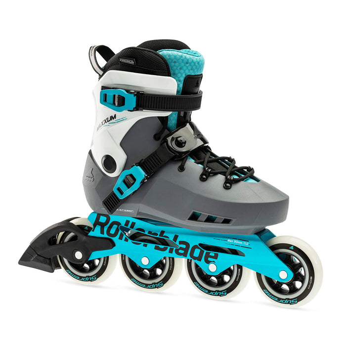 Rollerblade Maxxum XT Womens Anthracite/Aqua 10/10.5