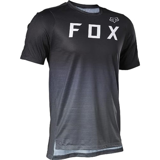 Fox Racing Flexair Ss Jersey Black Large - Open Box  - (Without Original Box)