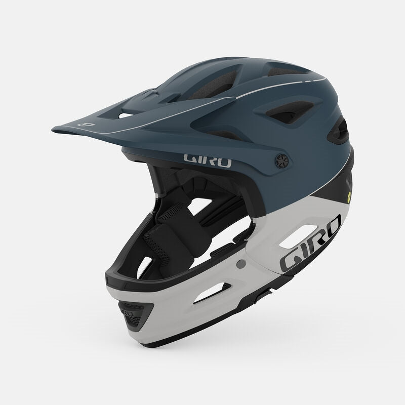 Giro Switchblade Mips Adult Full Face Bike Helmet - Matte Harbor Blue - Size M (55–59 cm) - Open Box  - (Without Original Box)
