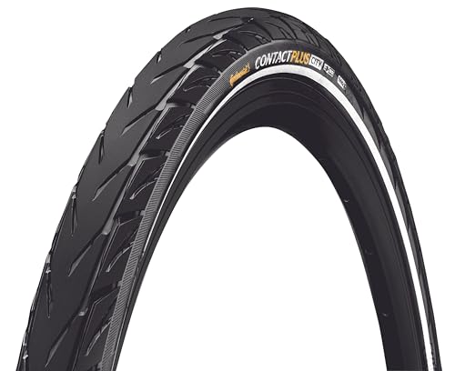 Continental Contact Plus City Tire - 700 x 37 Clincher Wire Black/Reflex SafetyPlus Breaker E50