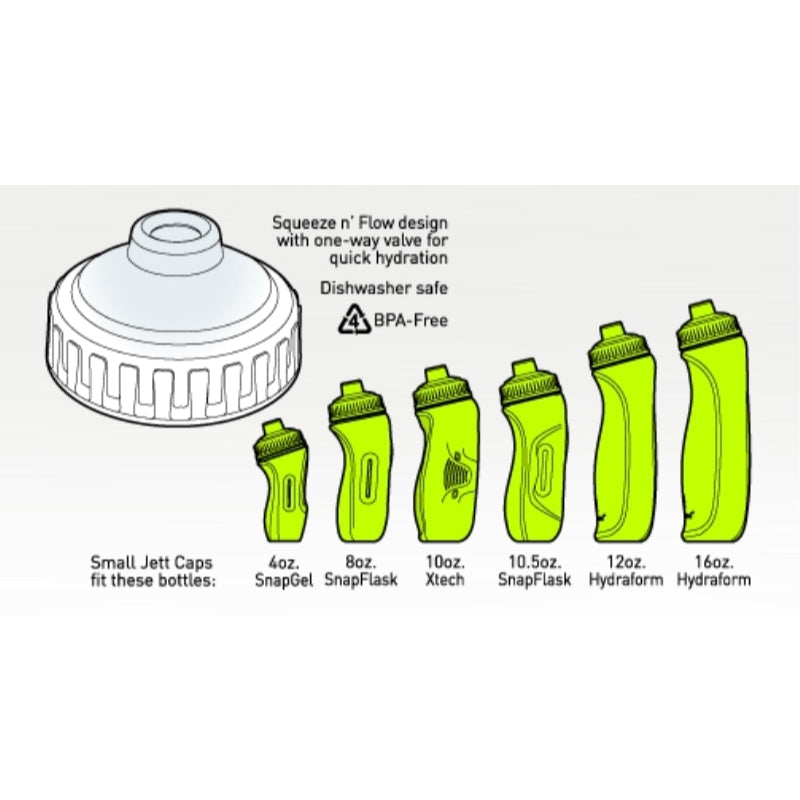 Amphipod  Small Caps 2 Pack Jett-Squeeze Bottles