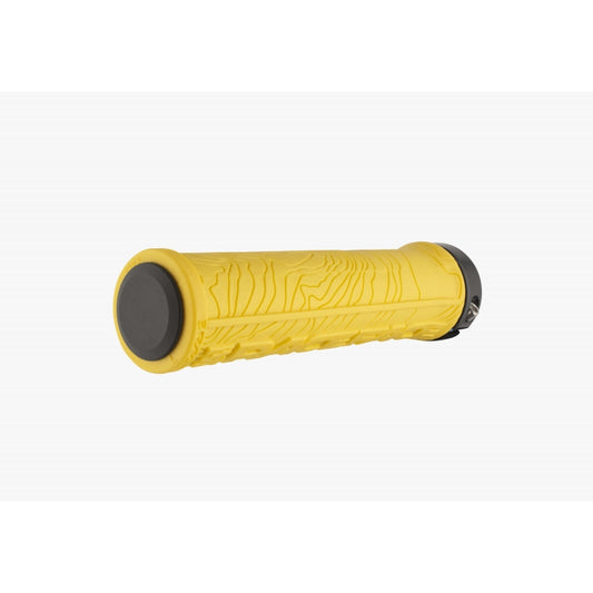 RACEFACE GRIPS,HALF NELSON,SINGLE LOCK ON,YELLOW - Open Box  - (Without Original Box)