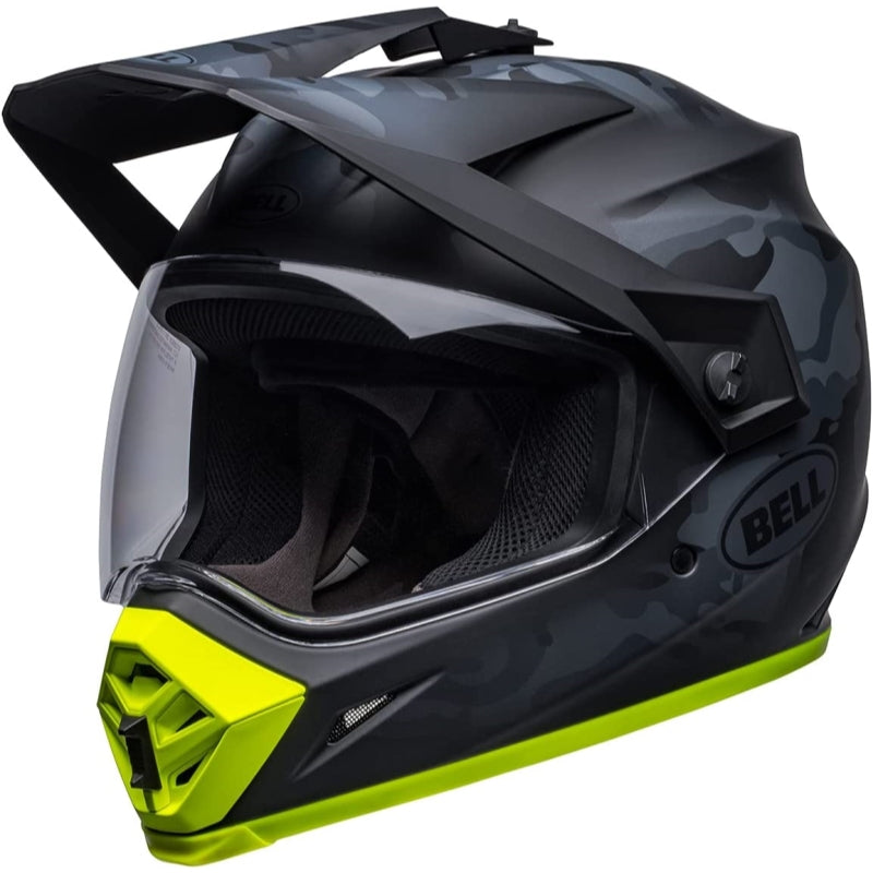 Bell MX-9 Adventure MIPS Helmets - Stealth Camo Matte Black/Hi-Viz - Large - Open Box  - (Without Original Box)