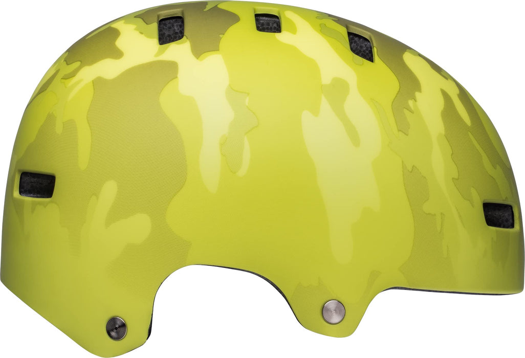 Bell Span Matte Hiviz Yellow Camo Small