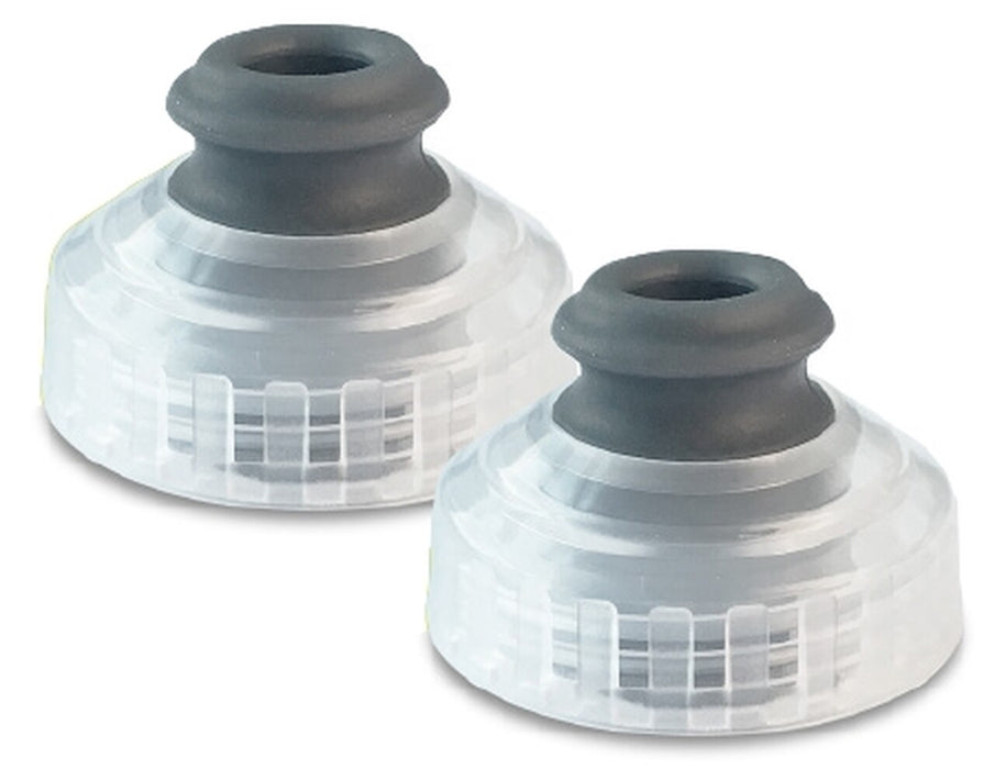 Amphipod Jett-Lock Cap Small 2-Pack Clear Small - Open Box  - (Without Original Box)