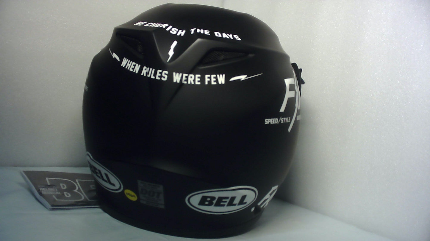 Bell MX-9 MIPS Helmets - Fasthouse Prospect Matte Black/White - Small - Open Box  - (Without Original Box)
