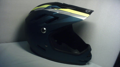 Bell Bike Sanction Helmet Agility Matte Blue/Hi-Viz Large - Open Box  - (Without Original Box)