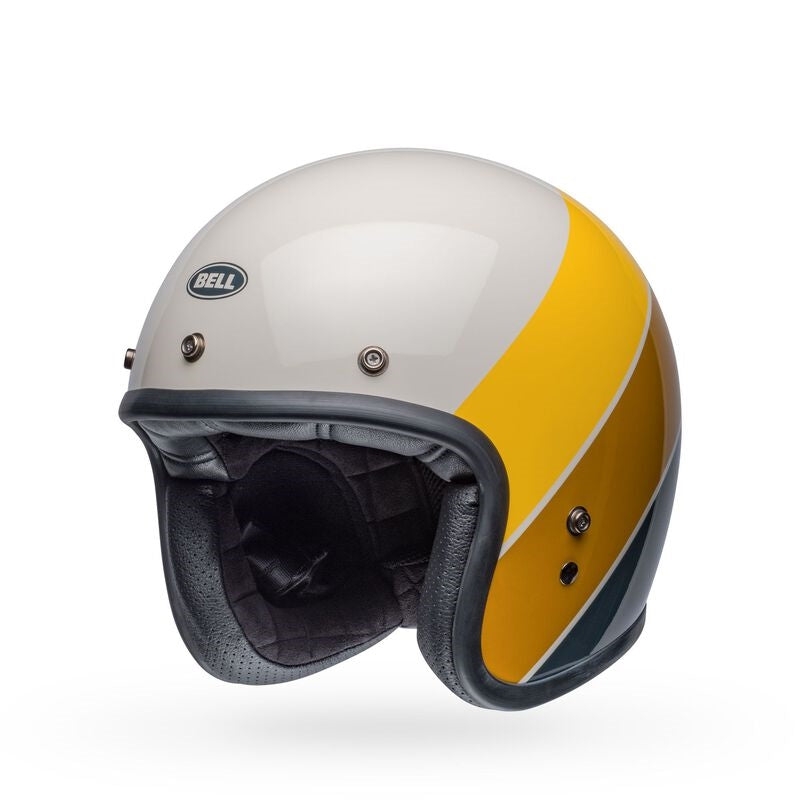 Bell Custom 500 Helmets - Riff Gloss Sand/Yellow - Medium - Open Box  - (Without Original Box)