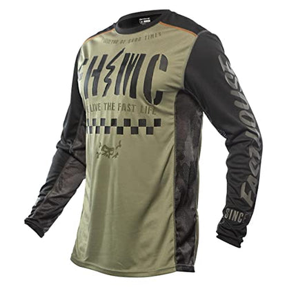 Fasthouse Off-Road Grindhouse Charge Jersey Dust Olive Medium