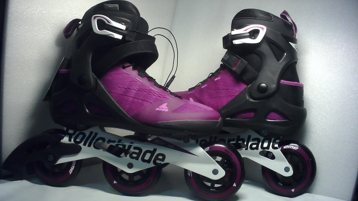 Rollerblade Macroblade 100 3WD Womens Violet/Black 10 - Open Box  - (Without Original Box)