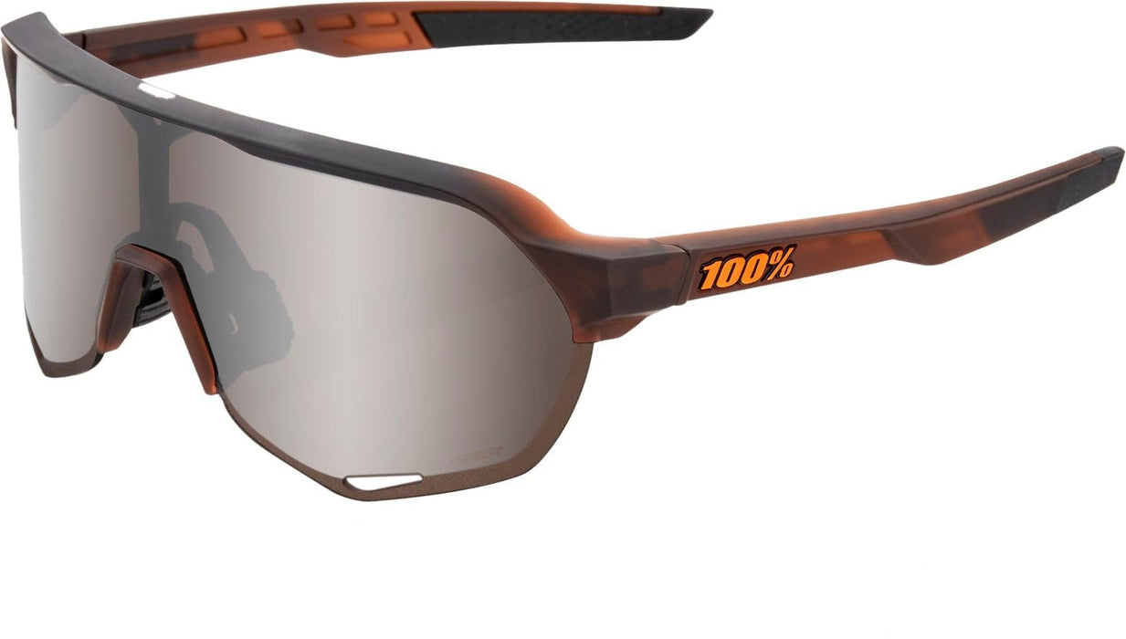 Ride 100 S2 - Matte Translucent Brown Fade - HiPER Silver Mirror Lens