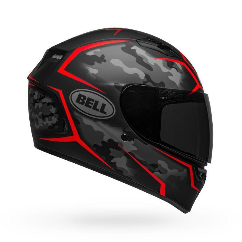 Bell Qualifier Helmets - Stealth Camo Matte Black/Red - Large - Open Box  - (Without Original Box)