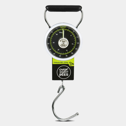Travelon Stop & Lock Luggage Scale With Tape Measure