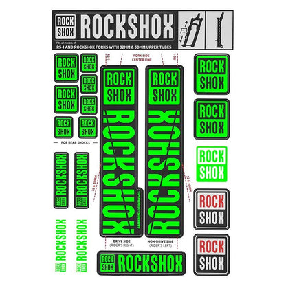 RockShox 30/32mm Decal Kit