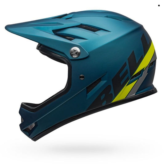 Bell Bike Sanction Helmet Agility Matte Blue/Hi-Viz Medium - Open Box  - (Without Original Box)