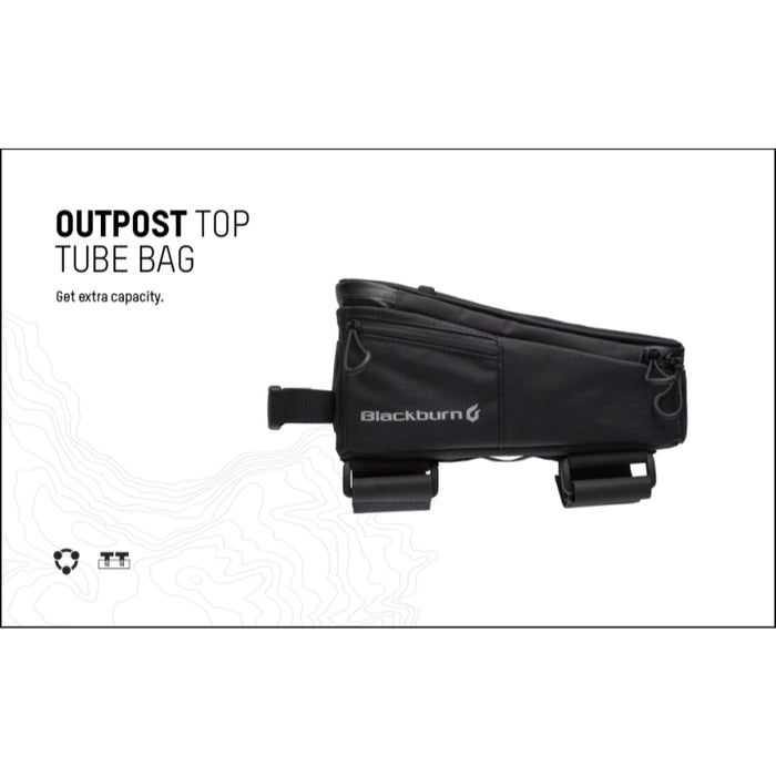 Blackburn Outpost Top Tube Bag Black