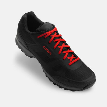 Giro Gauge Dirt Shoes - Black/Bright Red - Size 39 - Open Box  - (Without Original Box)