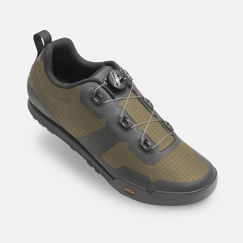 Giro Tracker Dirt Shoes - Trail Green/Dark Shadow - Size 45