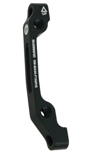 Shimano Ma-90 Disc Brake Mounting Bracket (Black. 160-Mm Post/Is Front) - Open Box  - (Without Original Box)