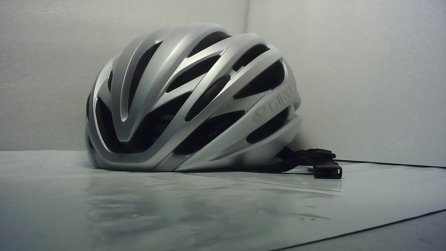 Giro Syntax Mips Adult Road Bike Helmet - Matte White/Silver - Size L (59–63 cm) - Open Box  - (Without Original Box)